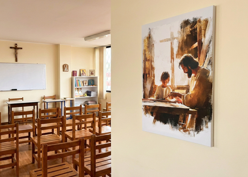 Arte religioso en aula