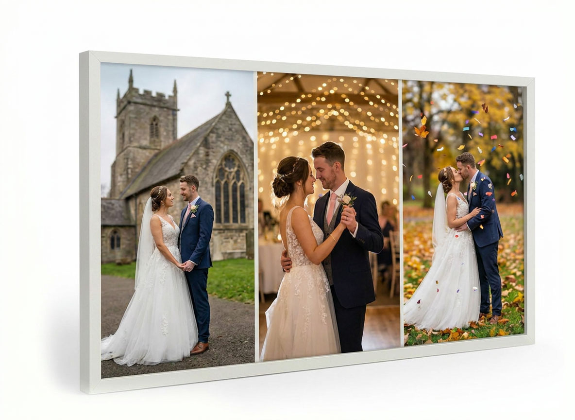 Photo Collage Canvas boda