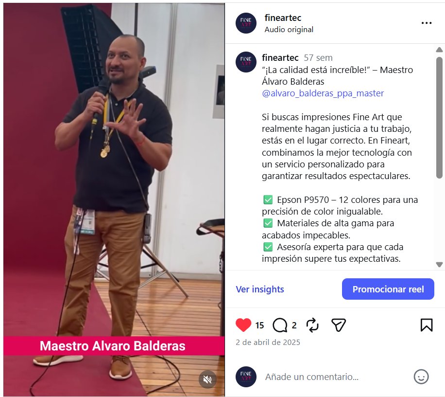 Maestro Álvaro Balderas sobre Fine Art Ecuador